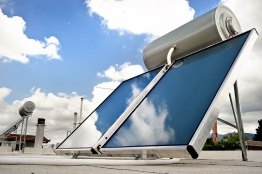 solar-powered water heaters